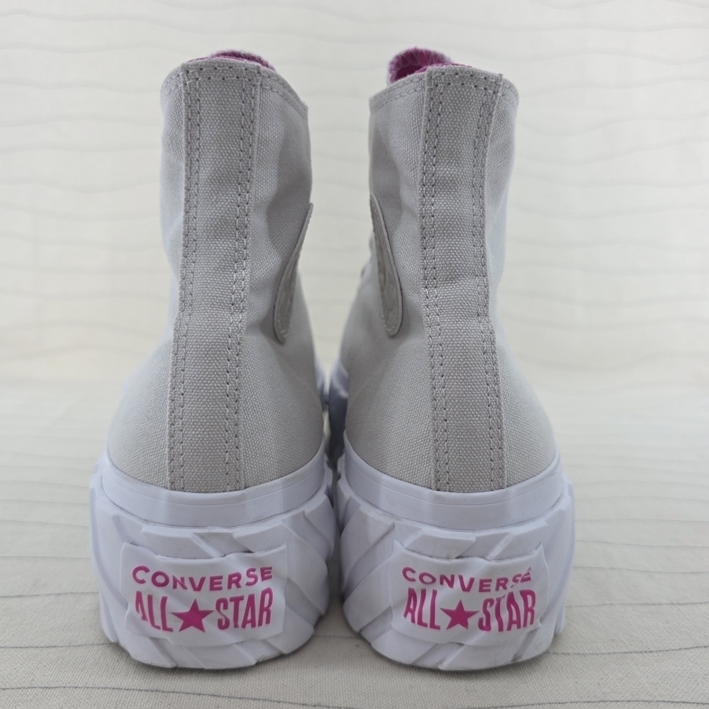 Converse Womens Chuck Taylor All Star Lift 2X Hi Putty Platform Shoes Size 9.5 - Picture 6 of 12